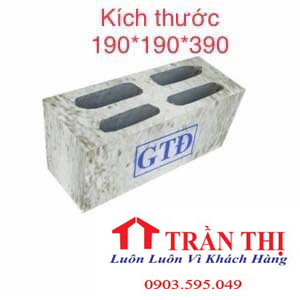 GẠCH RỖNG A190L4 đà nẵng
