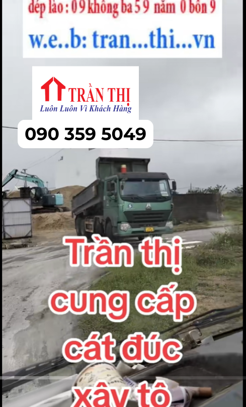 Mẫu cát xây dựng Hà Nội