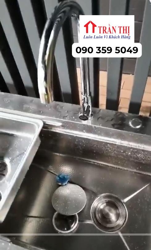 Mẫu chậu rửa chén 1 hộc Hà Nội