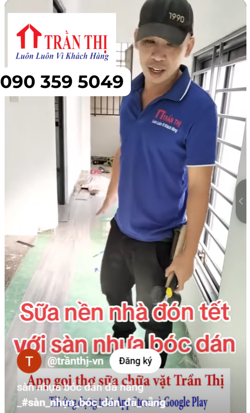 Mẫu sàn nhựa bóc dán Hà Nội