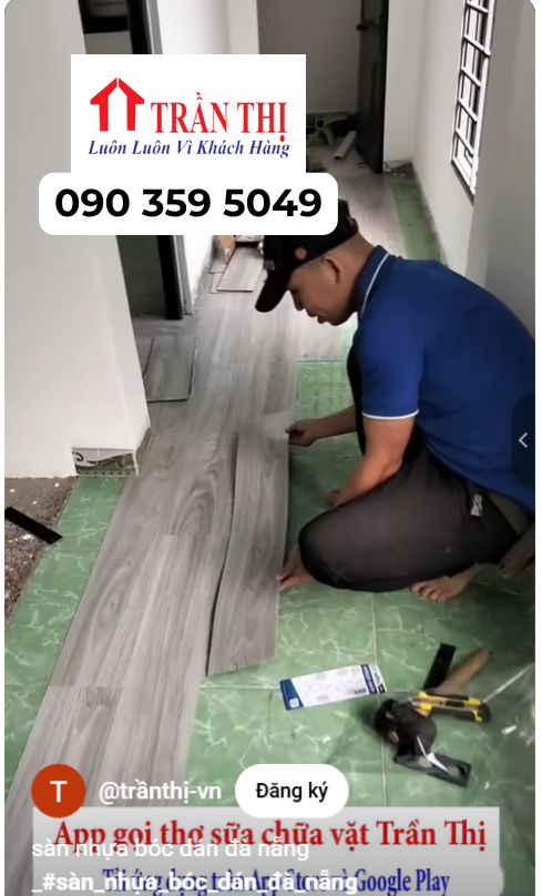 Mẫu sàn nhựa bóc dán tại Hà Nội