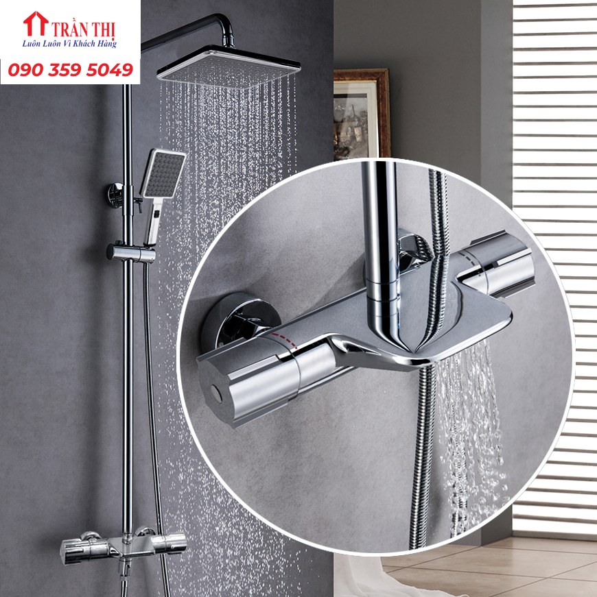 Mẫu sen cây tắm nóng lạnh Hà Nội