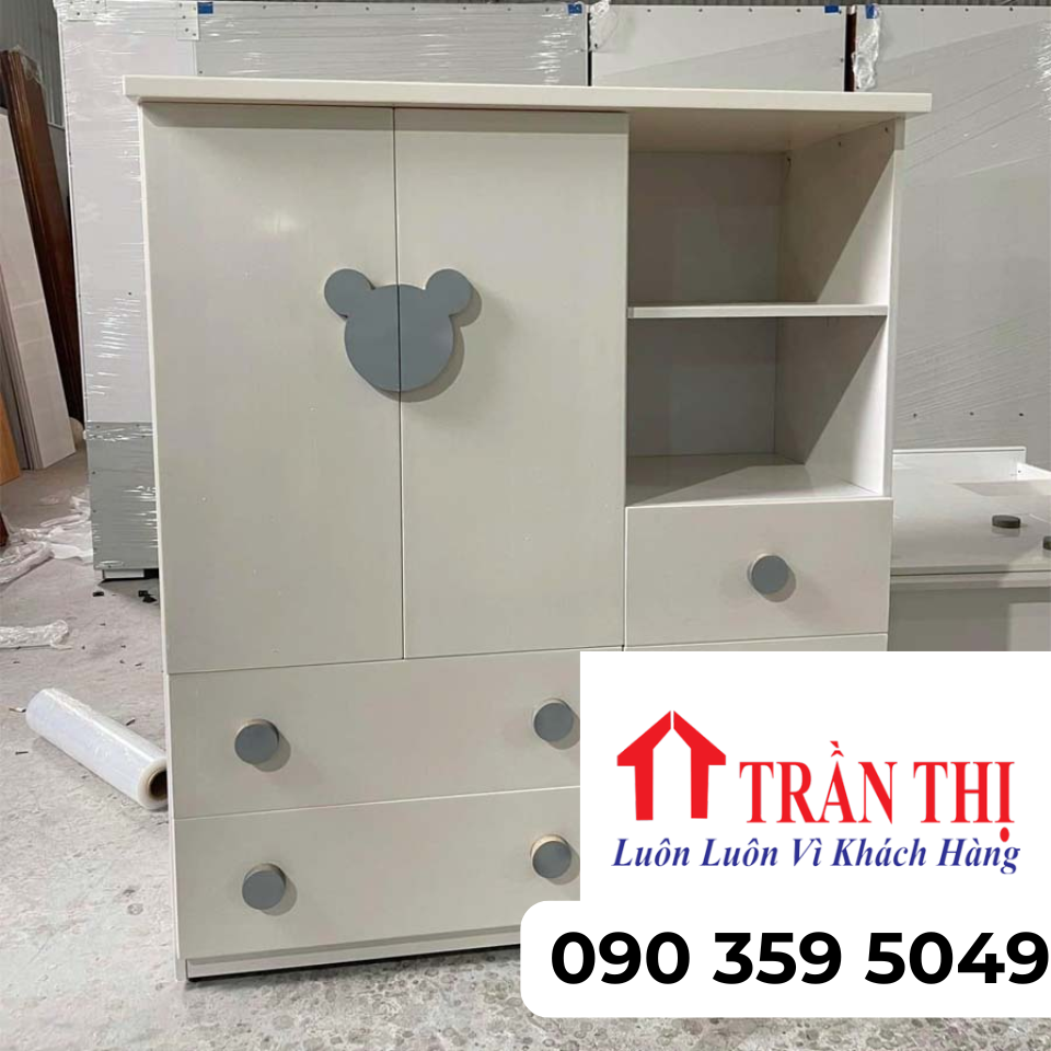 Mẫu tủ nhựa quần áo trẻ em Hà Nội