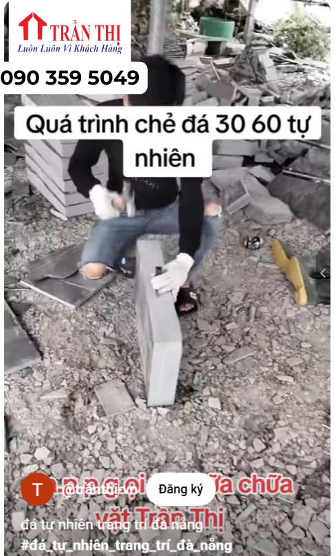 Mẫu đá trang trí tự nhiên Hà Nội