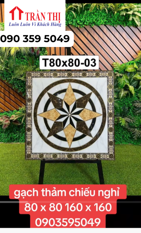 Mẫu gạch thảm Hà Nội