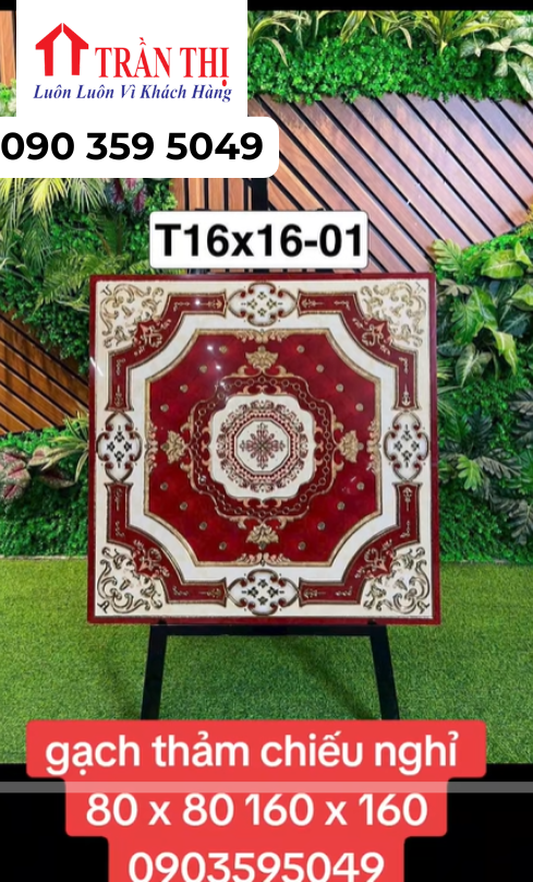 Mẫu gạch thảm tại Hà Nội