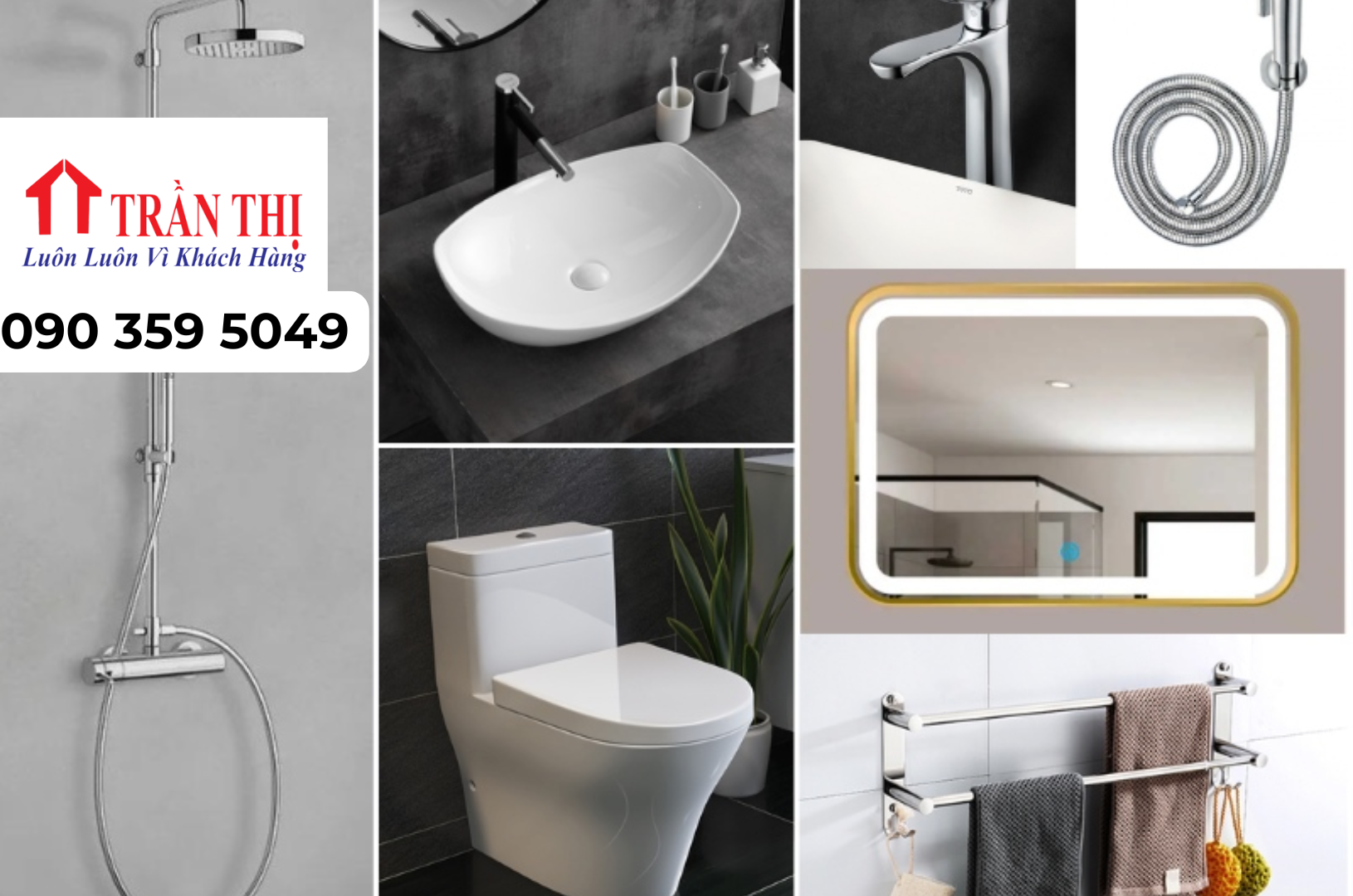 Thiết bị vệ sinh cơ bản của phòng tắm Hà Nội