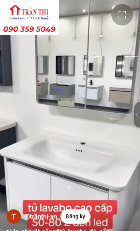 Mẫu tủ nhựa lavabo cao cấo Hà Nội