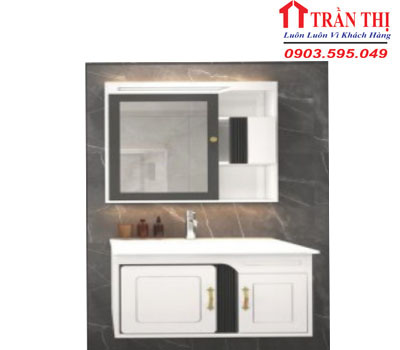 combo tủ lavabo âm và tủ gương giá rẻ tại đà nẵng