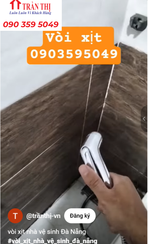 Mẫu vòi xịt wc TP Hồ Chí Minh