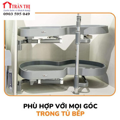 giá mâm xoay lắp tủ bếp dưới tại huế