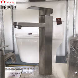 Vòi chậu lavabo nóng lạnh Inox 304 tại Huế