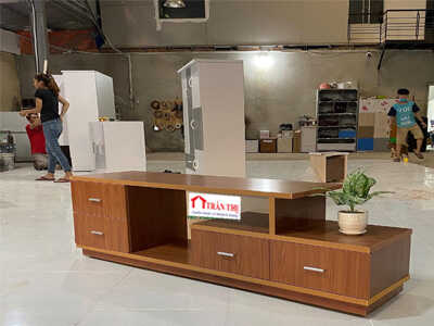 Tủ Tivi nhựa vân giả gỗ Đài Loan giá rẻ tại Huế - 0903 595 049