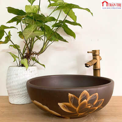 Lavabo-Nghe-Thuat-Co-Dien-Nau-Hoa-Sen-Hue