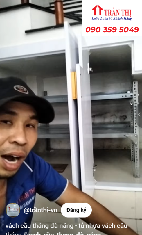 Mẫu tủ gầm cầu thang Đà Nẵng