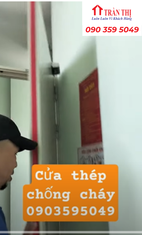 Mẫu cửa thép chống cháy tại Đà Nẵng