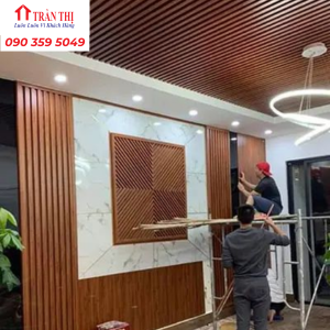 Mẫu lam sóng ốp tường tại Đà Nẵng
